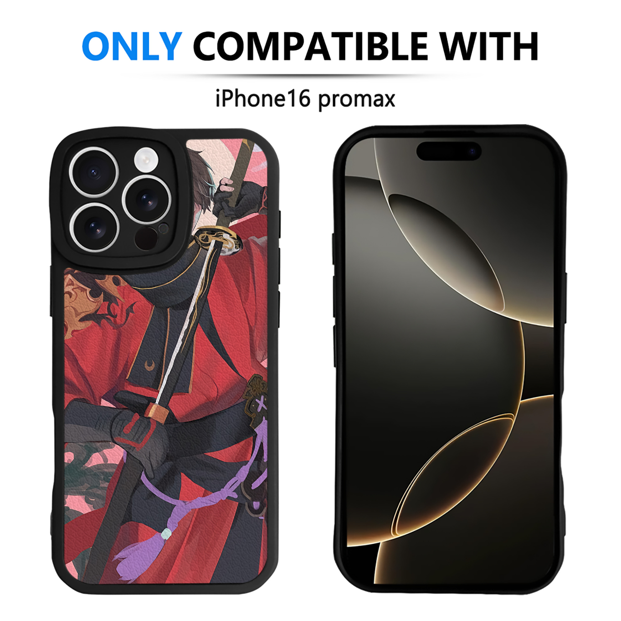 （画像用） 刀剣乱舞 Touken Ranbu 【iPhone 16シリーズ対応】シリコンスマホケース（レザー調） 材質：シリコン